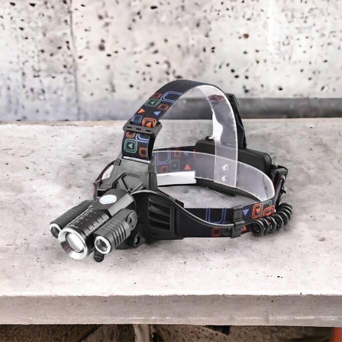 Фонарь налобный W602-T6-2XPE Bike с велокреплением 2x18650, светодиодный фонарь на лоб, сверхмощный