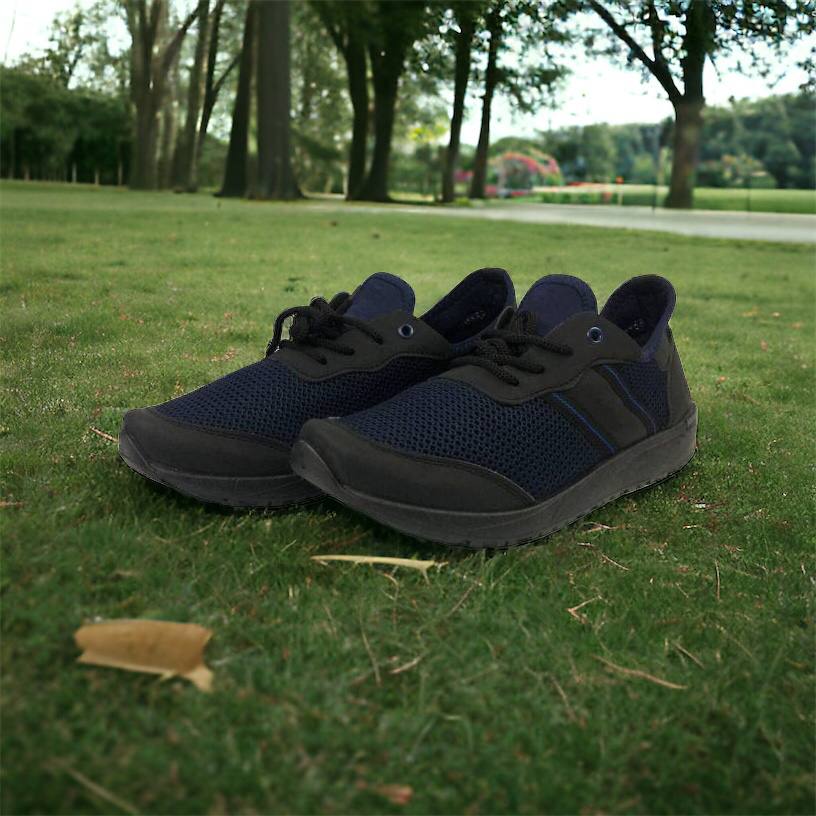 Кроссовки мужские сетка 41 размер. Летние кроссовки, модные универсальные кроссовки. Модель 46913. Цвет: синий