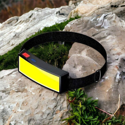 Налобный фонарик яркий рассеивающий для СТО Bailong BL-F007-COB, 3 режима, водостойкий, зарядка от USB