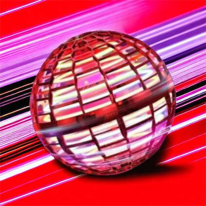 Летающий шар спиннер светящийся FlyNova Pro Gyrosphere игрушка мяч бумеранг, игрушка летающий шар