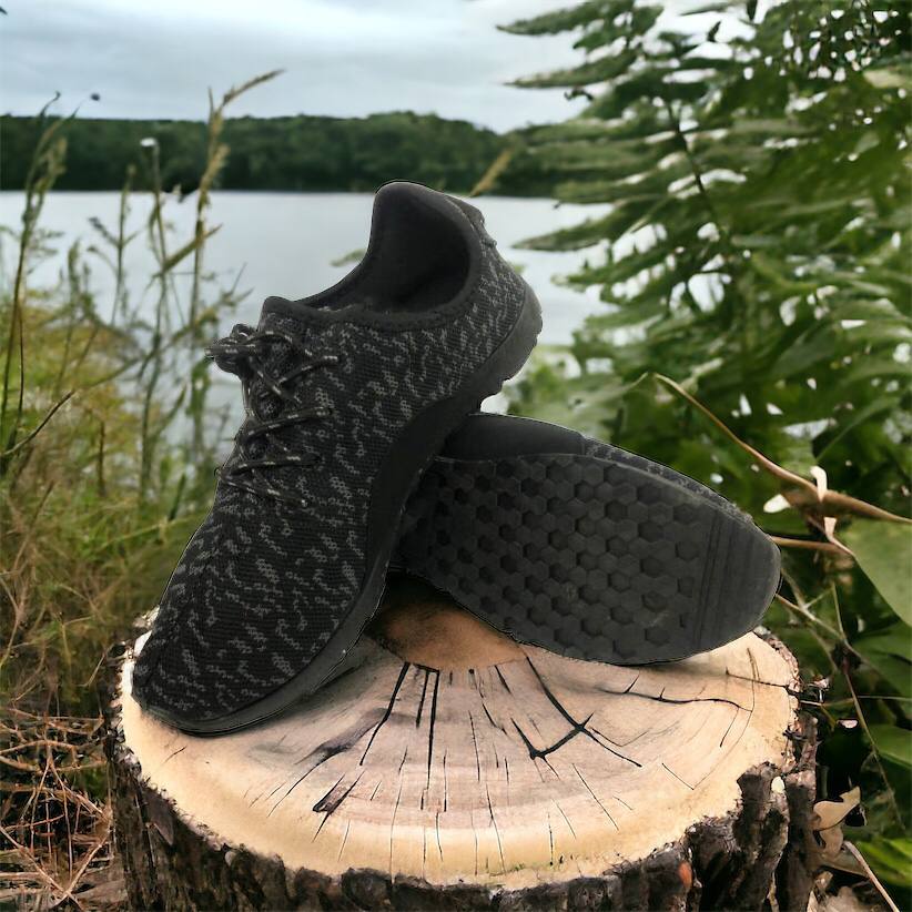 Мужские кроссовки сетка 40 размер. Эспадрильи мужские | Легкие летние черные кроссовки. Модель 74612. Цвет: черный