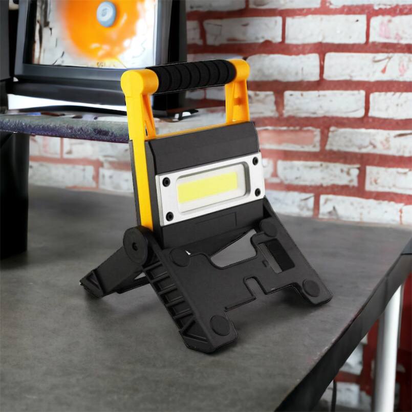 Фонарь-прожектор аккумуляторный BL MS 8006 7858 ручной, аккумуляторный кемпинговый фонарь, лампа