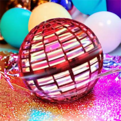 Летающий шар спиннер светящийся FlyNova Pro Gyrosphere игрушка мяч бумеранг, игрушка летающий шар