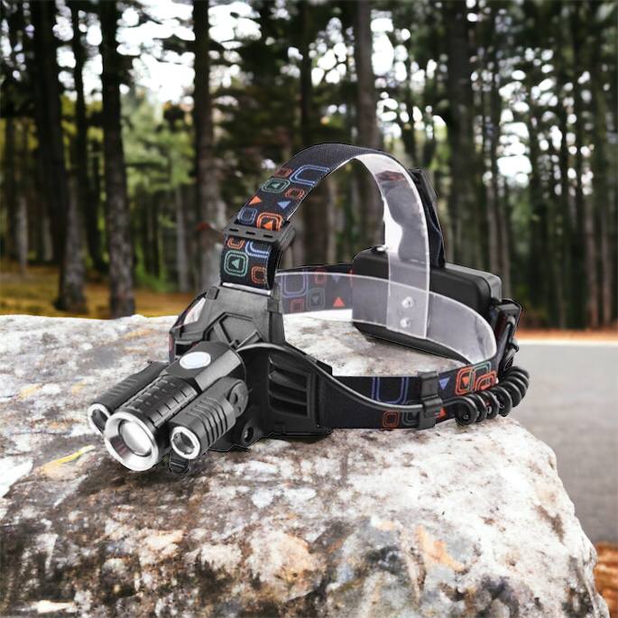 Фонарь налобный W602-T6-2XPE Bike с велокреплением 2x18650, светодиодный фонарь на лоб, сверхмощный