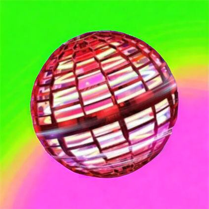 Летающий шар спиннер светящийся FlyNova Pro Gyrosphere игрушка мяч бумеранг, игрушка летающий шар