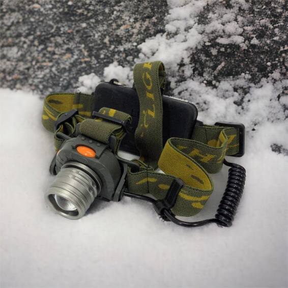 Налобный фонарь тактический Bailong BL-1505 \ 602B SENSOR с датчиком движения, Фонарик налобный led