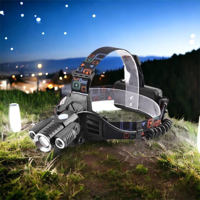 Фонарь налобный W602-T6-2XPE Bike с велокреплением 2x18650, светодиодный фонарь на лоб, сверхмощный