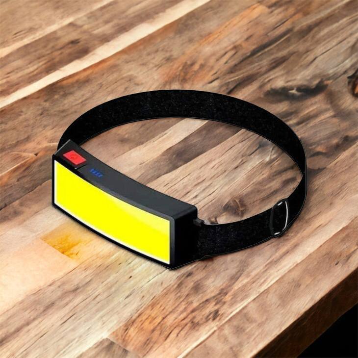 Налобный фонарик яркий рассеивающий для СТО Bailong BL-F007-COB, 3 режима, водостойкий, зарядка от USB