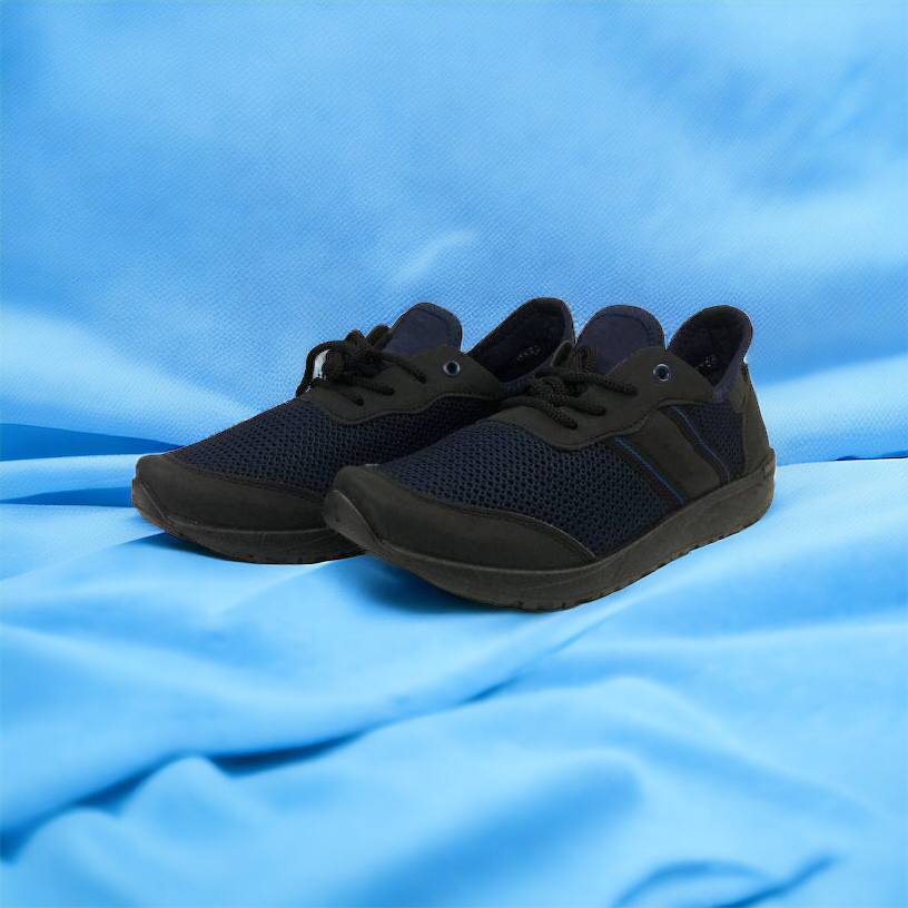 Кроссовки мужские сетка 41 размер. Летние кроссовки, модные универсальные кроссовки. Модель 46913. Цвет: синий