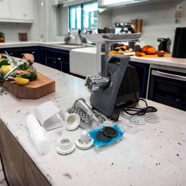 Мясорубка Suntera SMG-5421B 1800 Вт, мясорубка электрическая для мяса, мясорубка для домашней колбасы