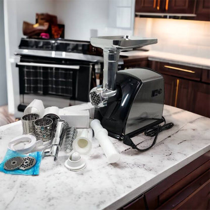 Мясорубка Suntera SMG-5454SS, Кухонная мясорубка, Мясорубка электрическая металл, Мясорубка-соковижималка