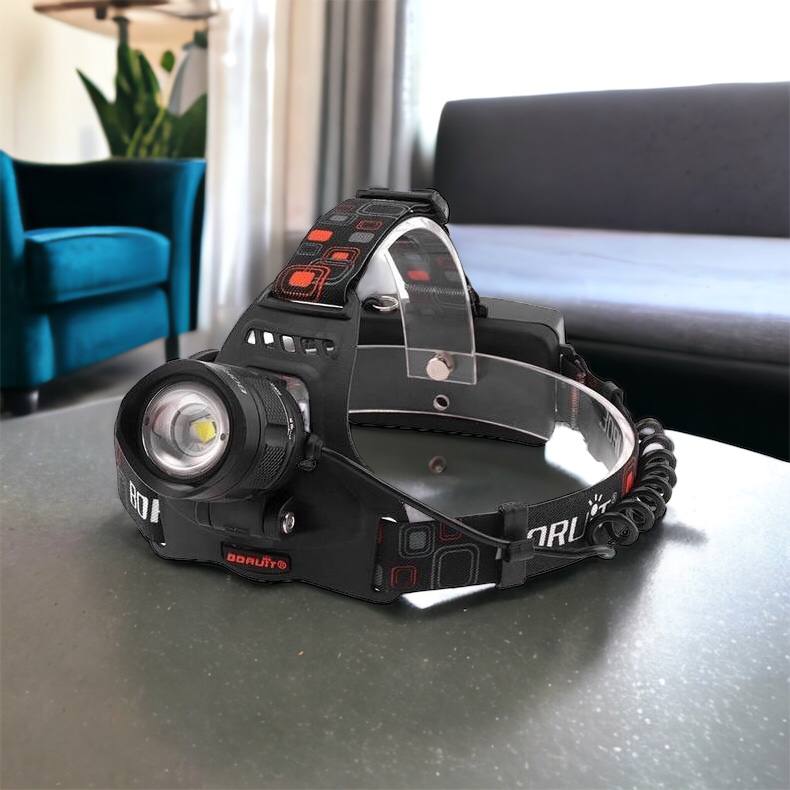 Налобный фонарь Bailong BL-T32-P50, мощный налобный светодиодный фонарик на голову, три режима