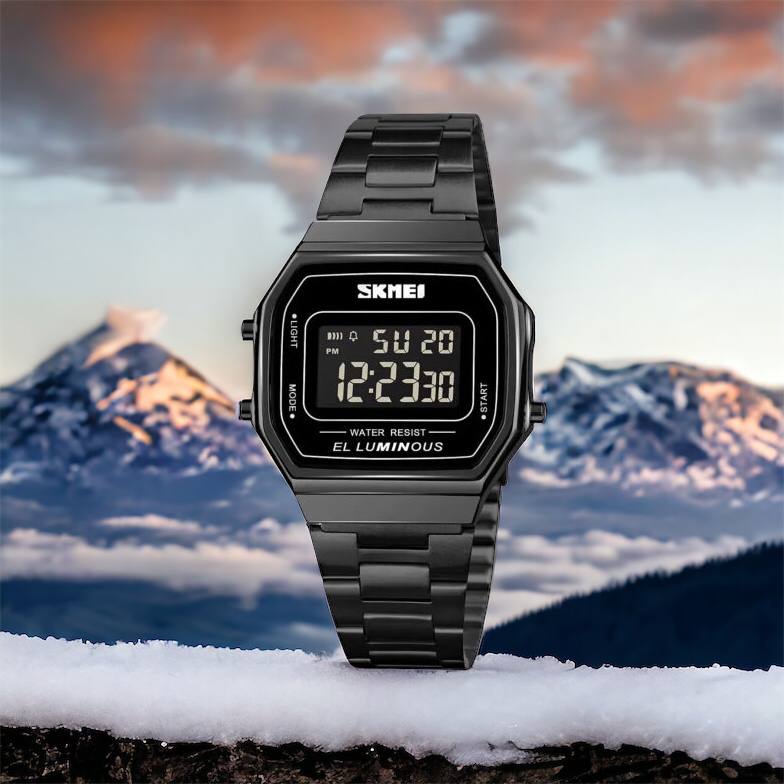 Часы наручные мужские SKMEI 1647BK, оригинальные мужские часы, противоударные часы для военнослужащих