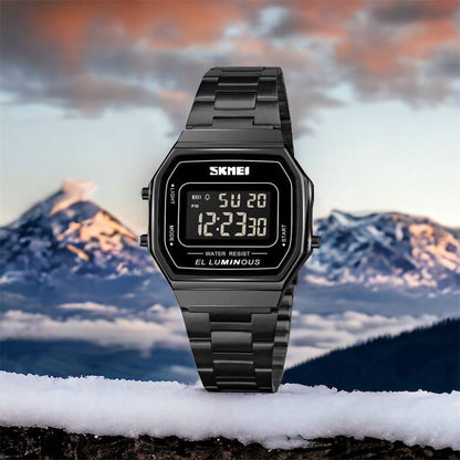 Часы наручные мужские SKMEI 1647BK, оригинальные мужские часы, противоударные часы для военнослужащих