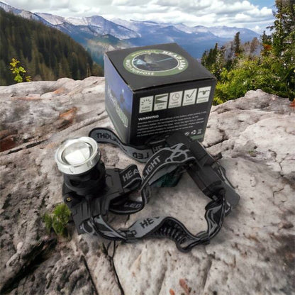 Фонарик на голову Bailong BL-8070-P50, LED налобный аккумуляторный фонарь, фонарь на голову для рыбалки