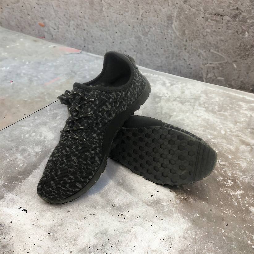 Мужские кроссовки сетка 40 размер. Эспадрильи мужские | Легкие летние черные кроссовки. Модель 74612. Цвет: черный