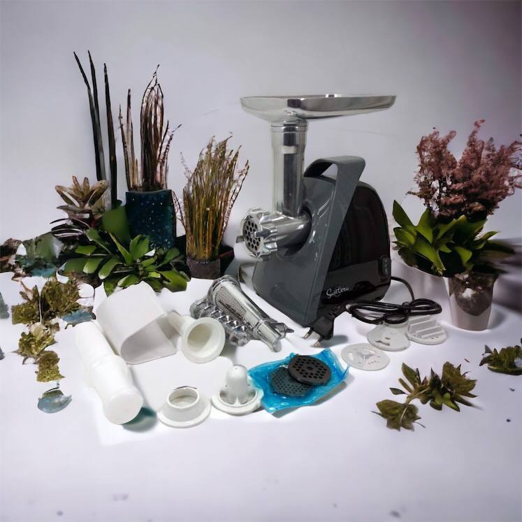 Мясорубка Suntera SMG-5421B 1800 Вт, мясорубка электрическая для мяса, мясорубка для домашней колбасы