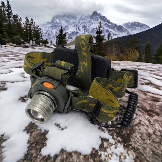 Налобный фонарь тактический Bailong BL-1505 \ 602B SENSOR с датчиком движения, Фонарик налобный led