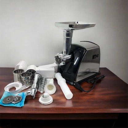 Мясорубка Suntera SMG-5454SS, Кухонная мясорубка, Мясорубка электрическая металл, Мясорубка-соковижималка