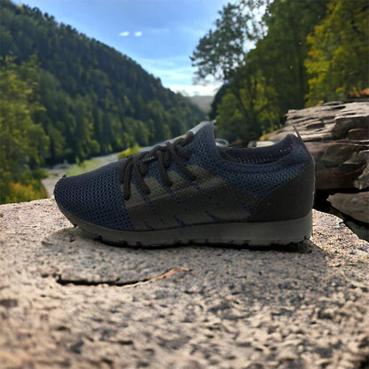 Кроссовки лето сетка мужские 40 размер | Текстильные кроссовки сеткой | Модель 41373. Цвет: синий