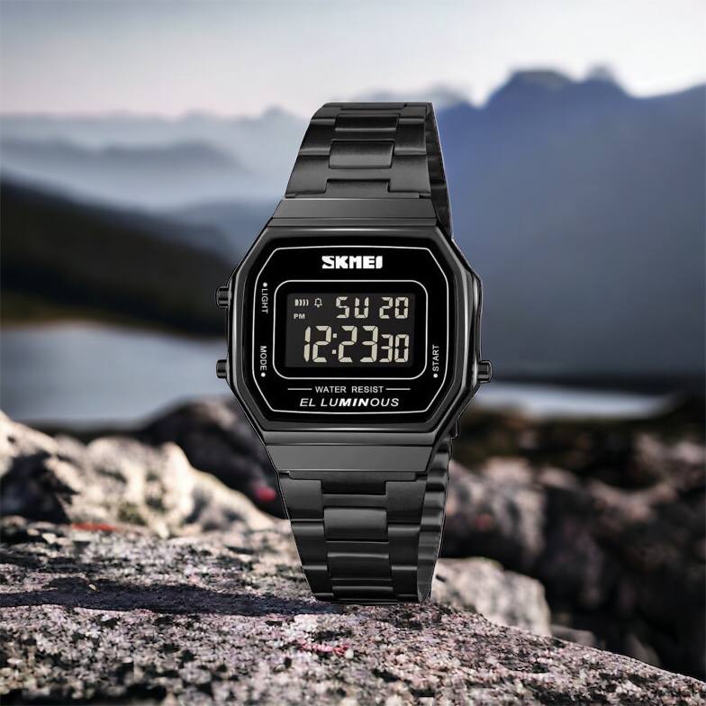 Часы наручные мужские SKMEI 1647BK, оригинальные мужские часы, противоударные часы для военнослужащих