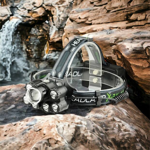 Яркий светодиодный налобный фонарь Bailong Police BL-T78 5 led белый, налобный фонарик с usb зарядкой