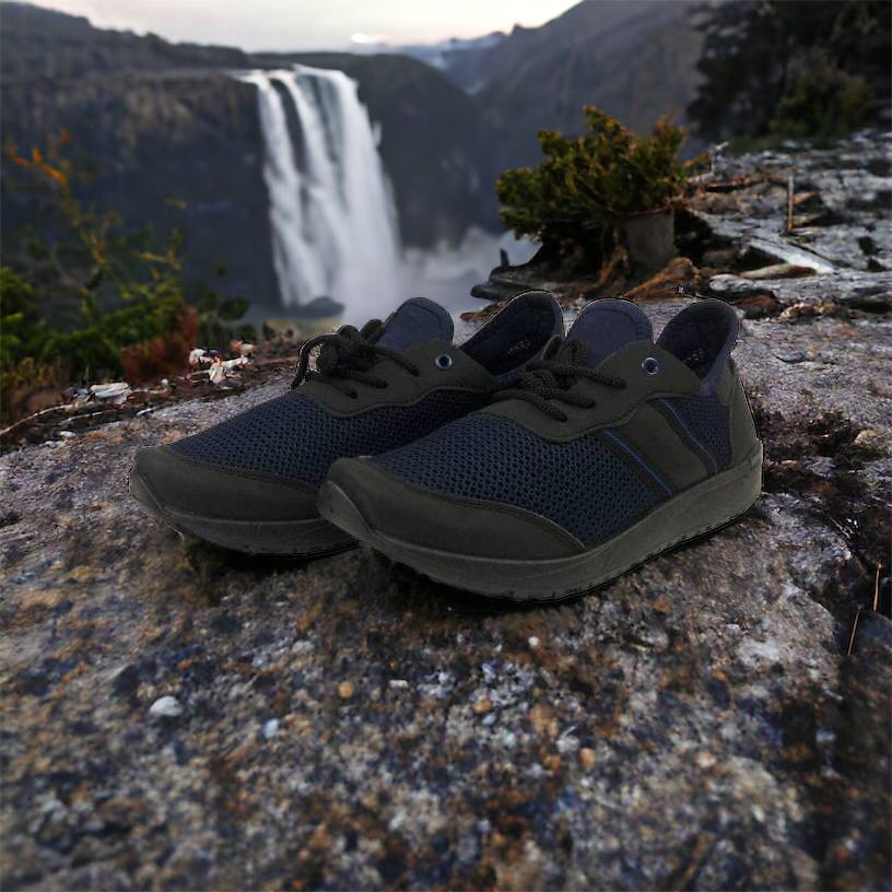 Кроссовки мужские сетка 41 размер. Летние кроссовки, модные универсальные кроссовки. Модель 46913. Цвет: синий