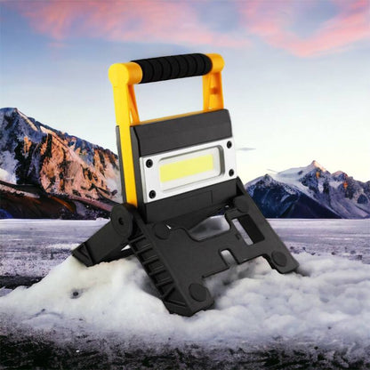 Фонарь-прожектор аккумуляторный BL MS 8006 7858 ручной, аккумуляторный кемпинговый фонарь, лампа