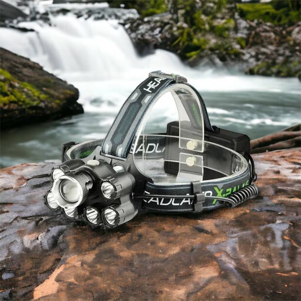 Яркий светодиодный налобный фонарь Bailong Police BL-T78 5 led белый, налобный фонарик с usb зарядкой