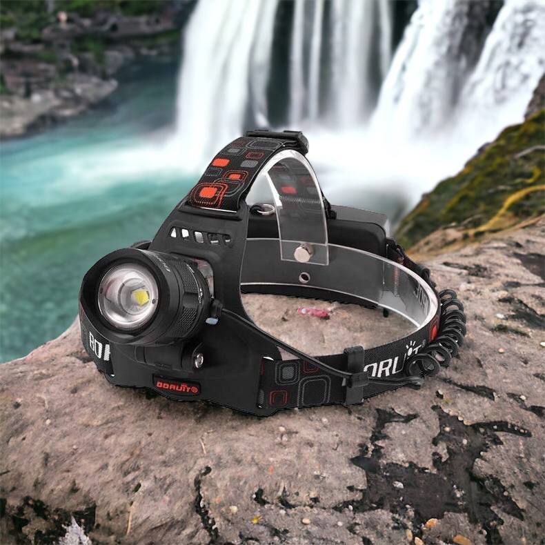 Налобный фонарь Bailong BL-T32-P50, мощный налобный светодиодный фонарик на голову, три режима