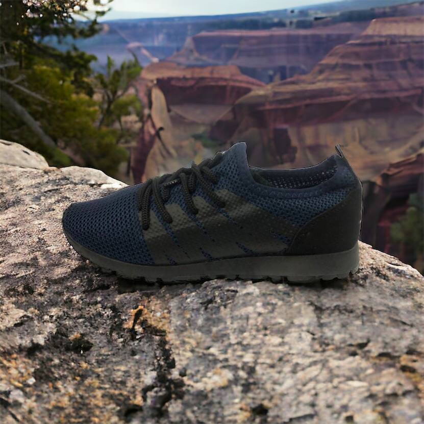 Кроссовки лето сетка мужские 40 размер | Текстильные кроссовки сеткой | Модель 41373. Цвет: синий