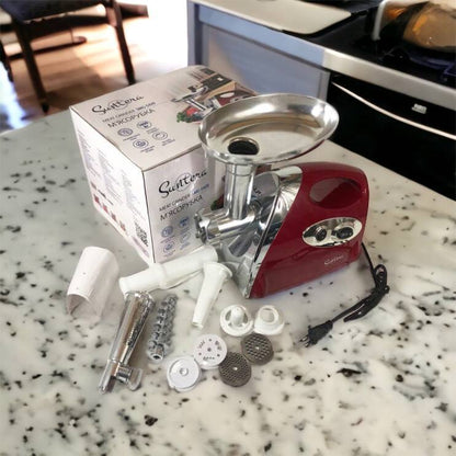 Электромясорубка Suntera SMG-5420R 1800 Вт, электромясорубка соковыжималка для томатов, мясорубка для дома