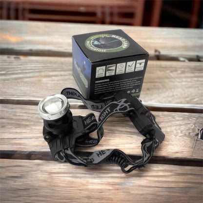Фонарик на голову Bailong BL-8070-P50, LED налобный аккумуляторный фонарь, фонарь на голову для рыбалки