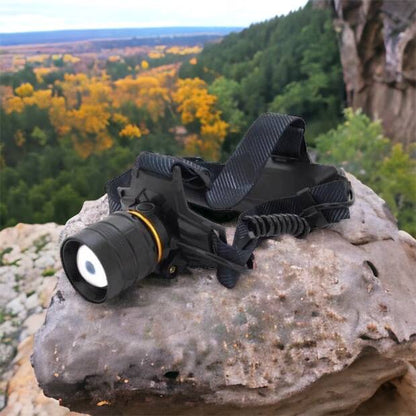 Яркий налобный фонарь Bailong BL-8076-2-GT100, Фонарь аккумуляторный для рыбалки, Фонарь на голову