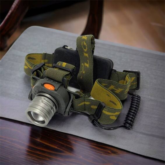 Налобный фонарь тактический Bailong BL-1505 \ 602B SENSOR с датчиком движения, Фонарик налобный led