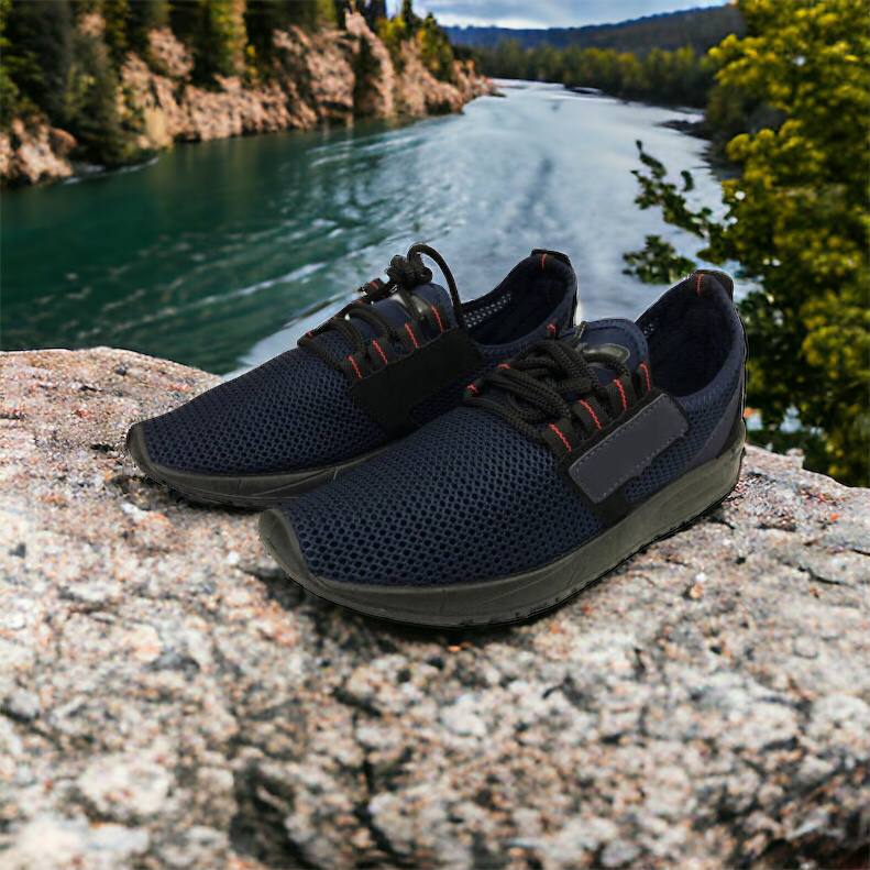 Кроссовки мужские весна 41 размер. Летние кроссовки, молодежные кроссовки. Модель 39146. Цвет: синий