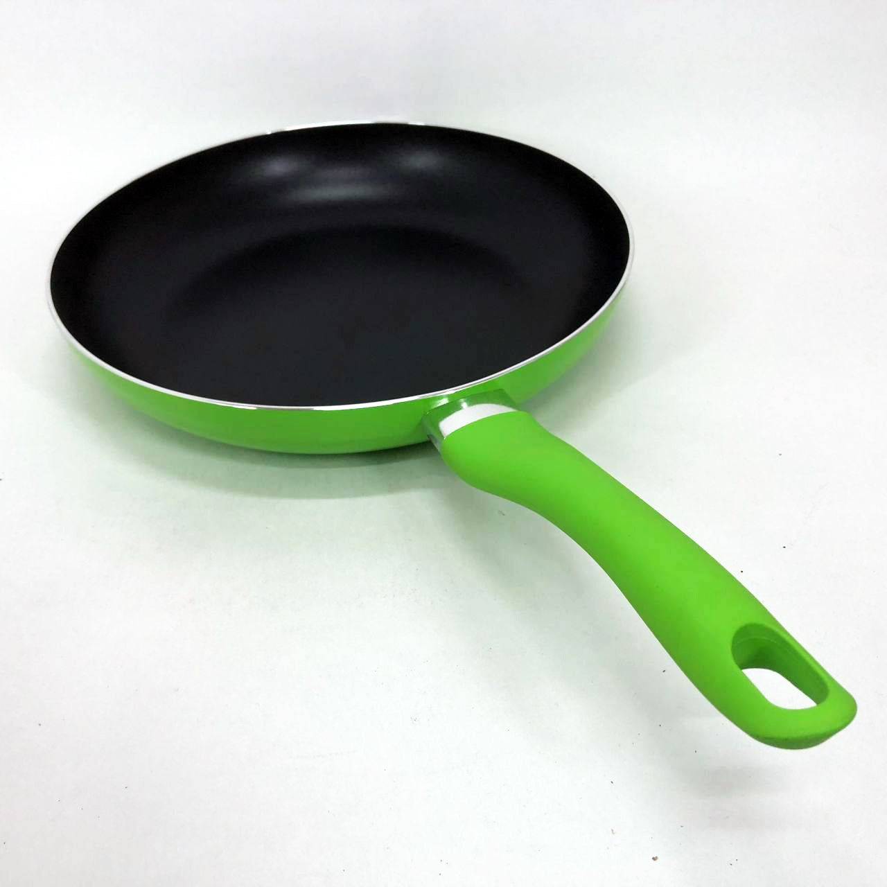 Сковорода 28 см Con Brio СВ-2814, сковорода для жарки, качественная сковорода. Цвет: зеленый