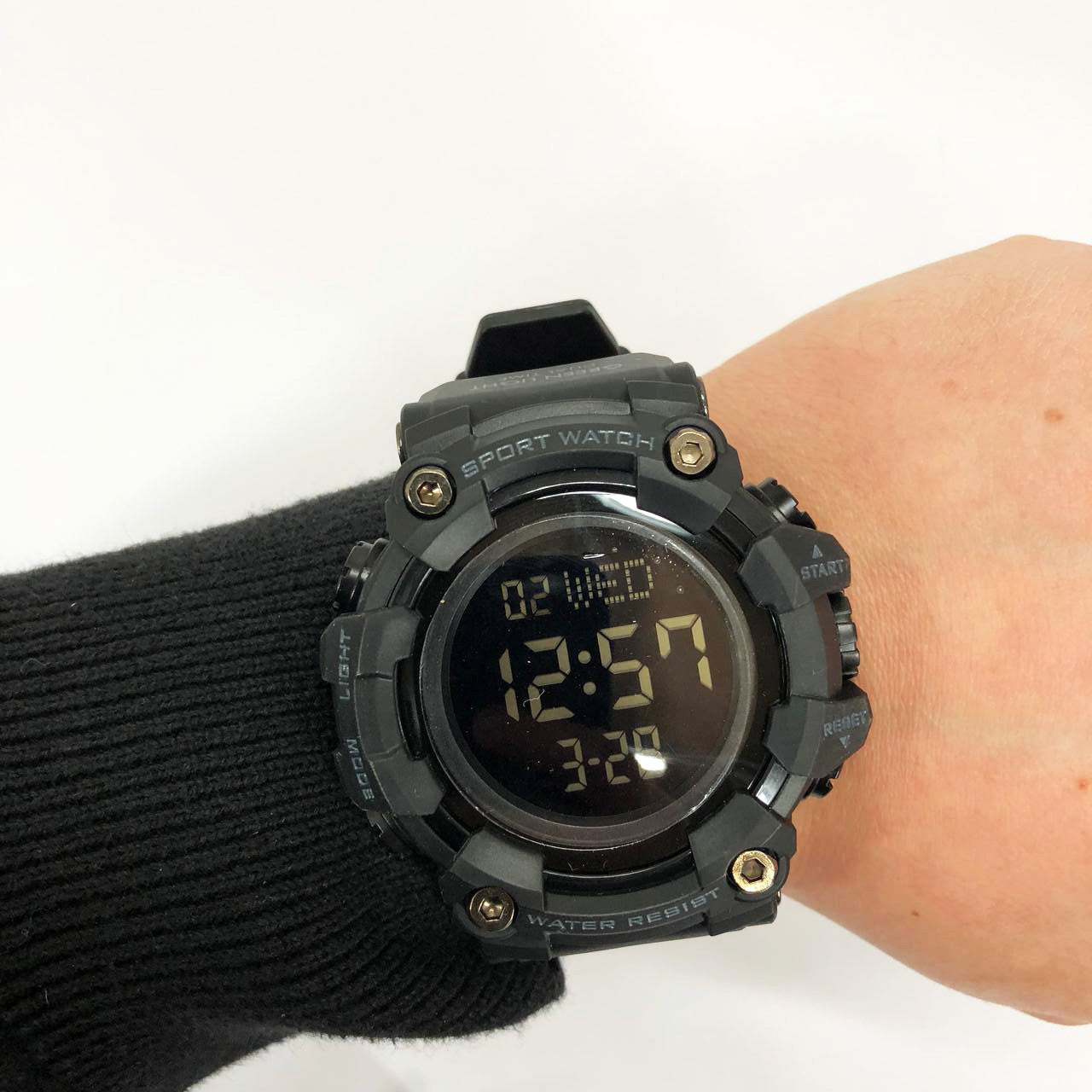 Годинник наручний чоловічий SKMEI 1968BKBK BLACK-BLACK, водостійкий тактичний годинник. Колір: чорний