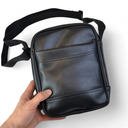 Мессенджер классический из эко кожи гладкой, Сумка через плечо кэжуал мужская, Деловая сумка мессенджер