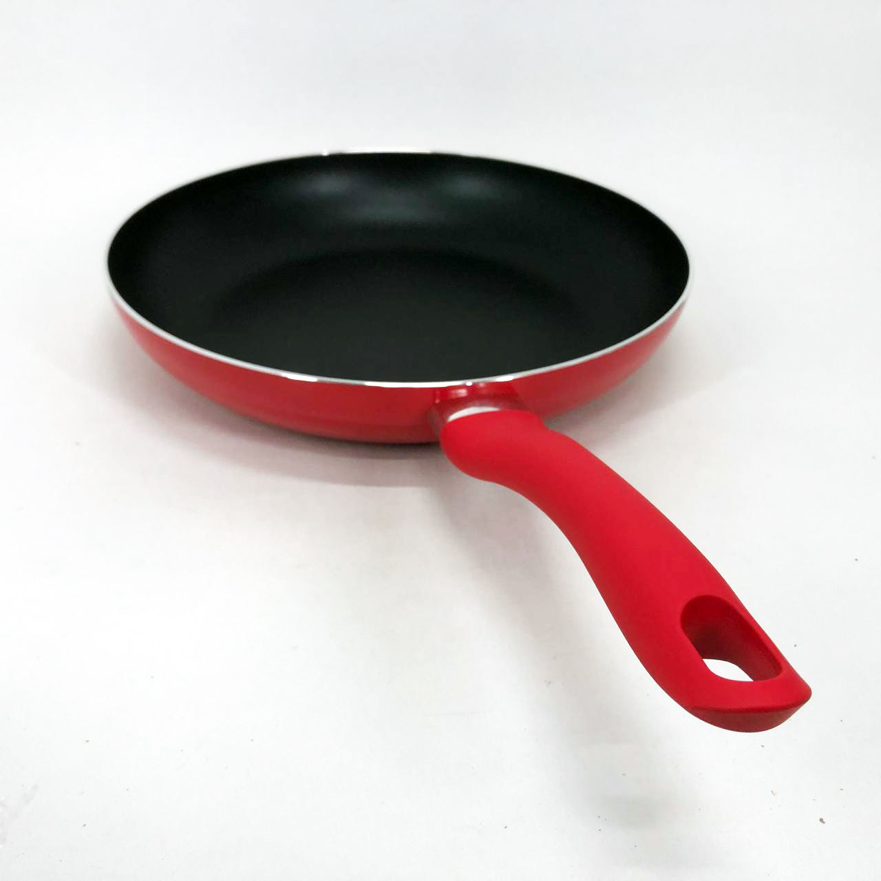 Сковорода 28 см Con Brio СВ-2814, сковорода для жарки, качественная сковорода. Цвет: красный