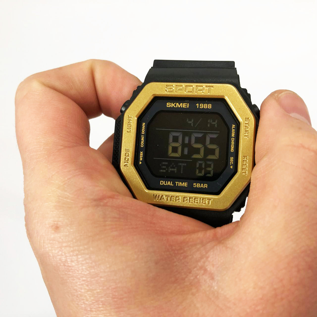 Часы наручные мужские SKMEI 1988GD, армейские часы противоударные, водостойкие тактические часы