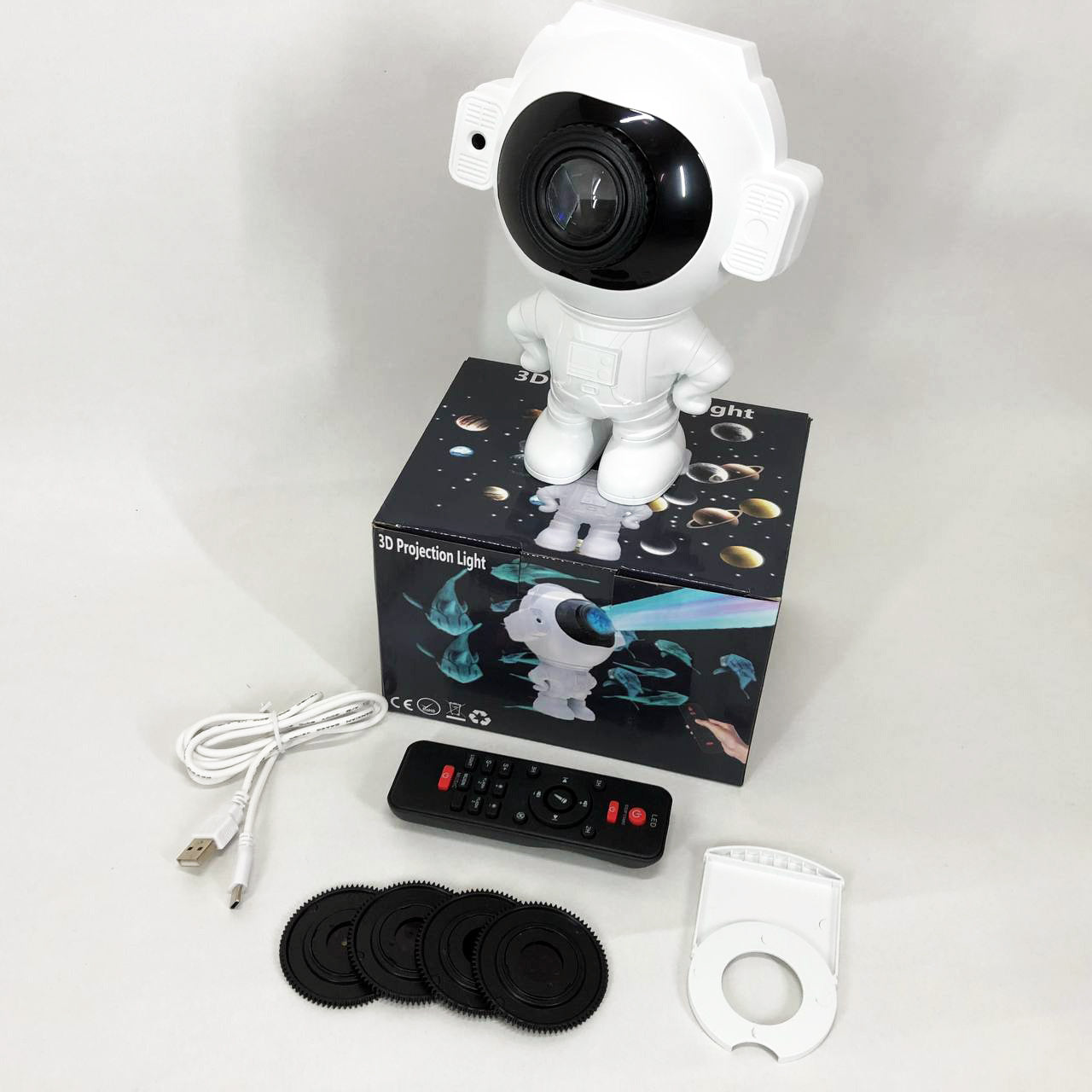 Звездный 3D проектор Astronaut, Лазерный проектор звездного неба космос Проектор звездного неба в комнату