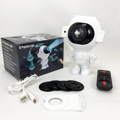 Звездный 3D проектор Astronaut, Лазерный проектор звездного неба космос Проектор звездного неба в комнату