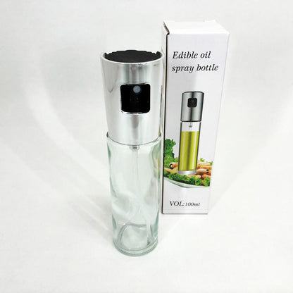 Бутылочка со спреем для пищевых жидкостей (масло, уксус) 100мл, Емкость для подсолнечного масла