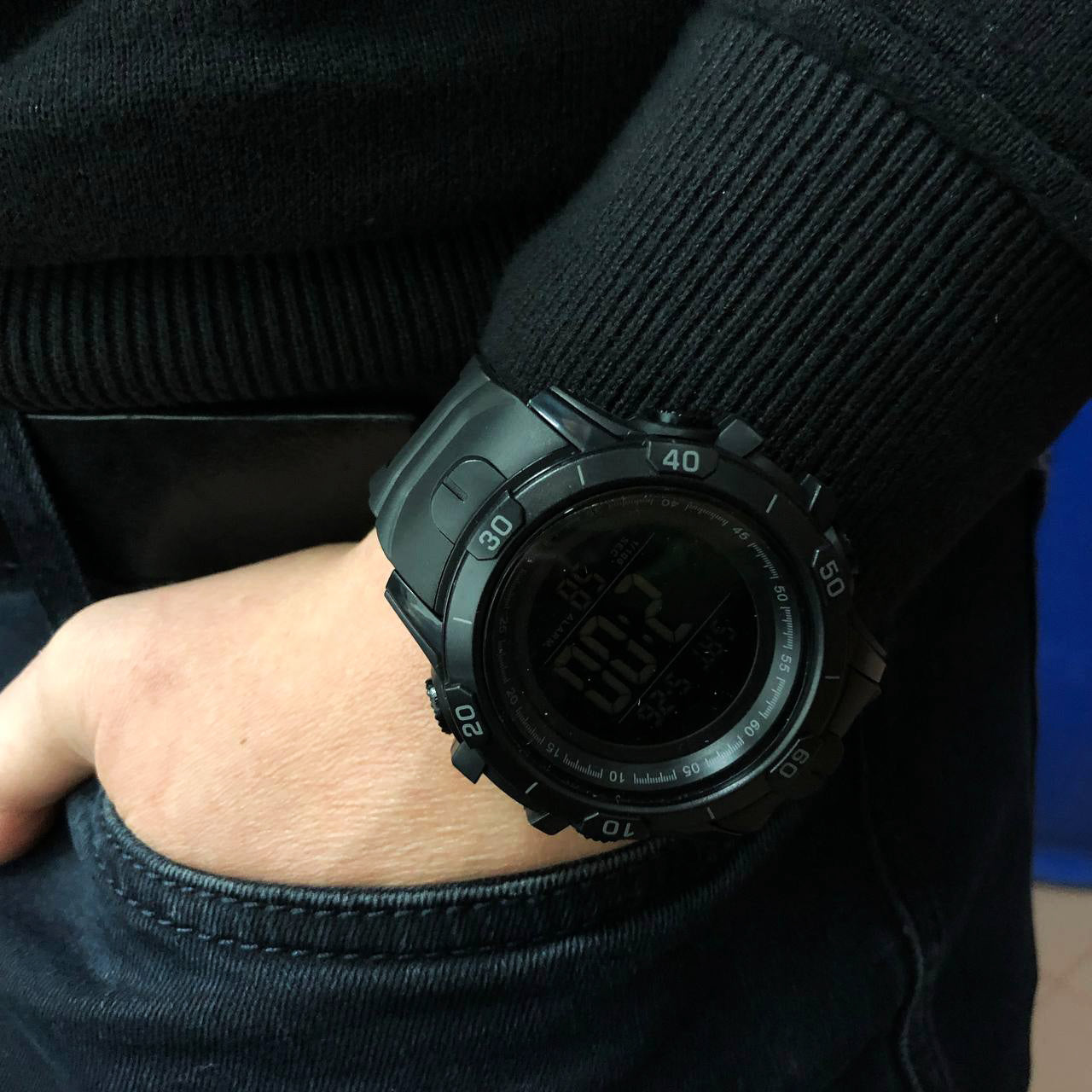 Часы наручные мужские SKMEI 1475BK BLACK, военные тактические часы. Цвет: черный