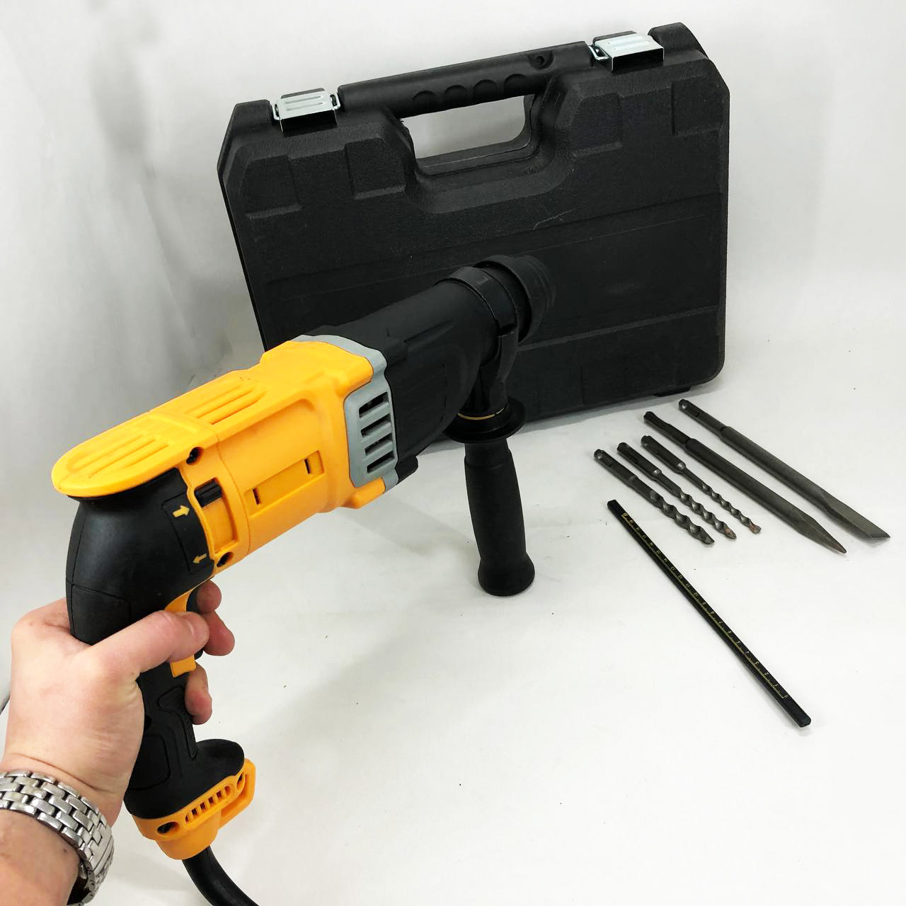 Перфоратор бесщеточный 600 Вт, Перфоратор для домашнего использования, Надежный электрический перфоратор