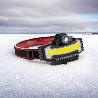 Налобный фонарик Bailong BL-W685-LTS+COB+RGB, 5 режимов, водостойкий, ударостойкий, USB кабель Type-c