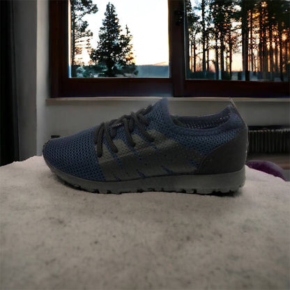 Кроссовки лето сетка мужские 40 размер | Текстильные кроссовки сеткой | Модель 41373. Цвет: синий