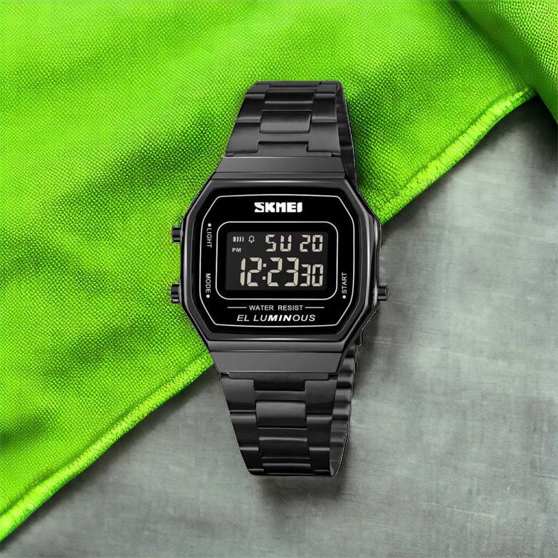 Часы наручные мужские SKMEI 1647BK, оригинальные мужские часы, противоударные часы для военнослужащих