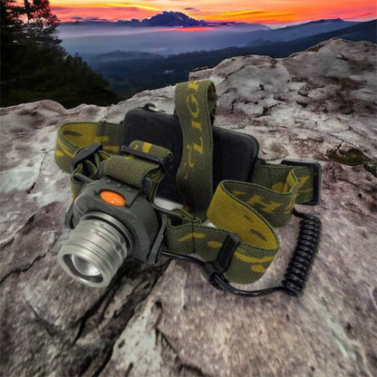 Налобный фонарь тактический Bailong BL-1505 \ 602B SENSOR с датчиком движения, Фонарик налобный led